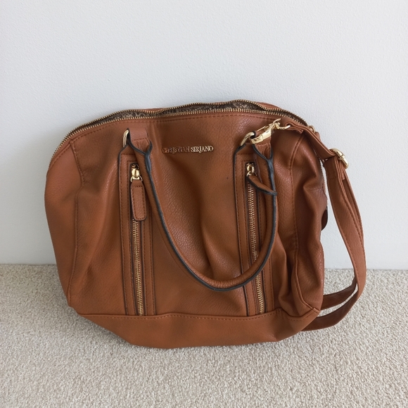 Christian Siriano Handbags - Christian Siriano Tan Leather Medium Women's Tote Bag